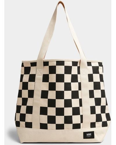 Vans Pergs Checkered Tote - White