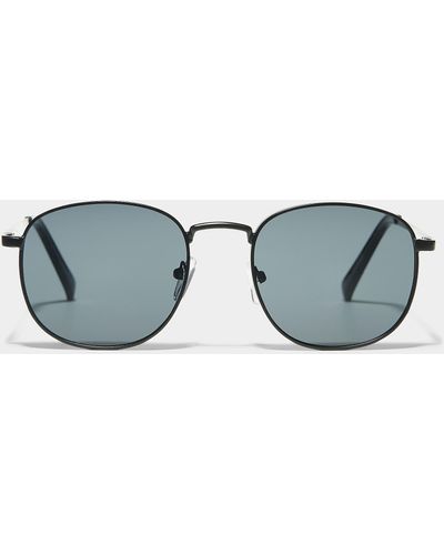 Le 31 Liam Round Sunglasses - Blue
