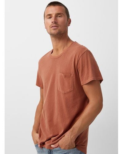 Outerknown Groovy Pocket T - Brown