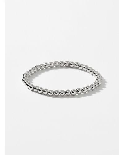 Pilgrim Metallic Bead Bracelet