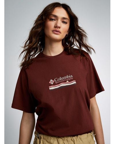 Columbia Neutral Colors Logo T - Red