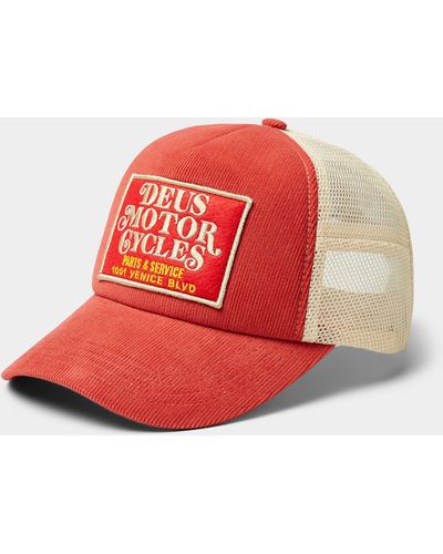DEUS Mosey Trucker Hat - Red