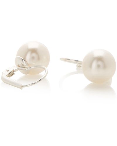 Clio Blue Precious Pearl Earrings - White