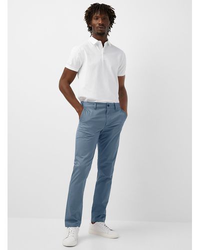 Le 31 Stretch Chinos Stockholm Fit - Blue