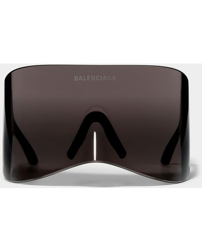 Balenciaga Xxl Mask Sunglasses - Black