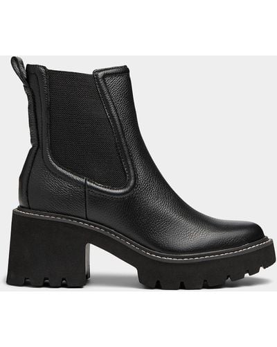 Dolce Vita Hawk Waterproof Heeled Boots Women - Black