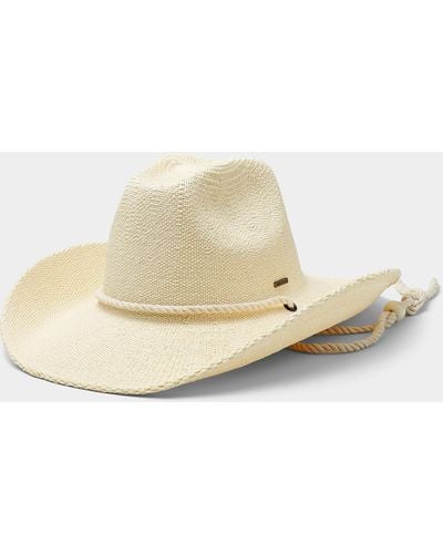 Brixton Austin Straw Cowboy Hat - Natural