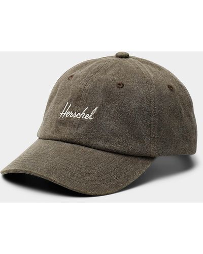 Herschel Supply Co. Logo Faded Baseball Cap - Grey