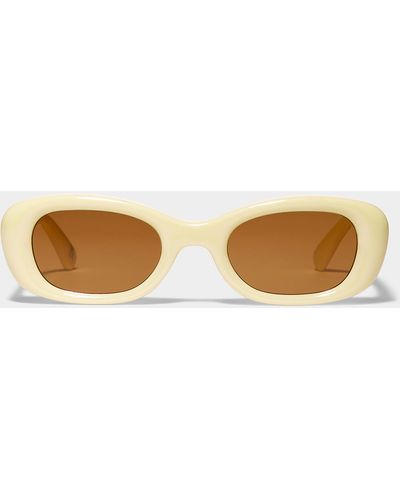 Aire Calisto Oval Sunglasses - Natural