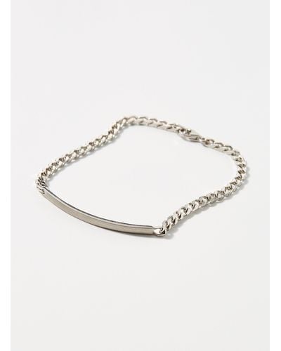 Miansai Embossed Plate Chain Bracelet - Natural