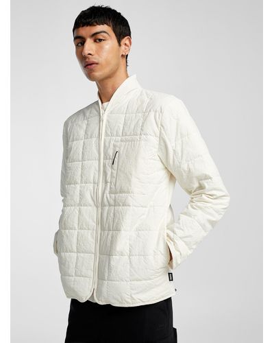 Rains Giron Quilted Jacket - White