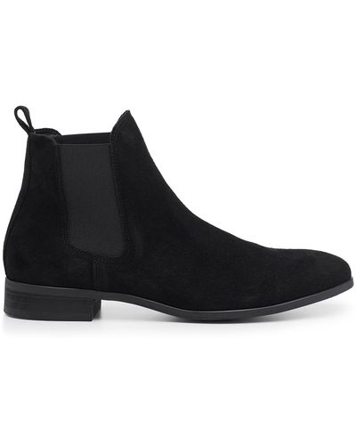 Shoe The Bear Dev Suede Chelsea Boots Men - Black