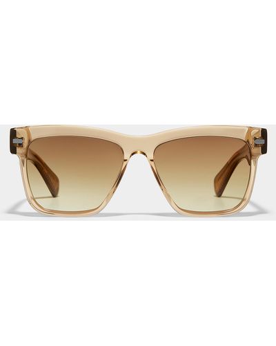 Spitfire Cut Eighty Eight Square Sunglasses - Natural