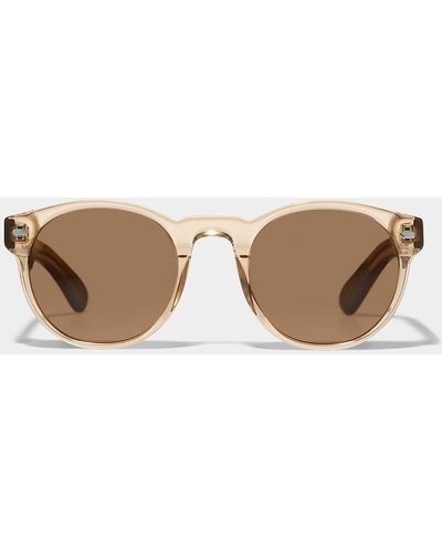 Spitfire Cut Ninety Five Round Sunglasses - Brown