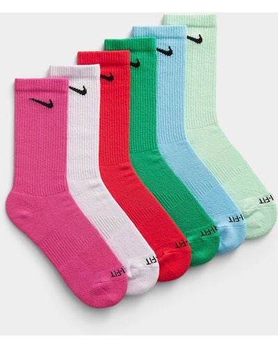 Nike Everyday Plus Colourful Socks 6 - Pink
