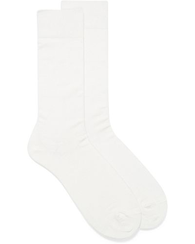 Le 31 Coloured Essential Socks - White