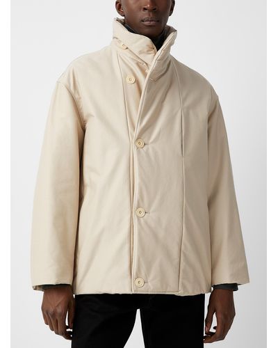 lemaire high collar blouson