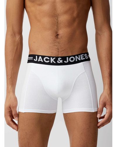 Jack & Jones Logo Waist Trunk - White