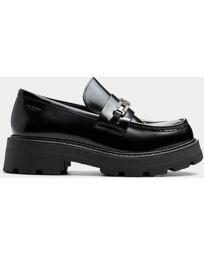 Vagabond Shoemakers Cosmo 2.0 Chain Glossy Loafers Women - Black