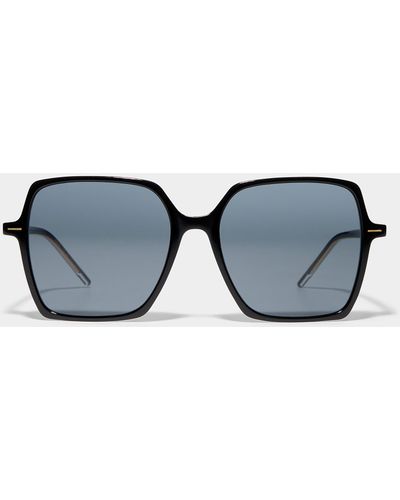 BOSS Large Square Sunglasses - Blue