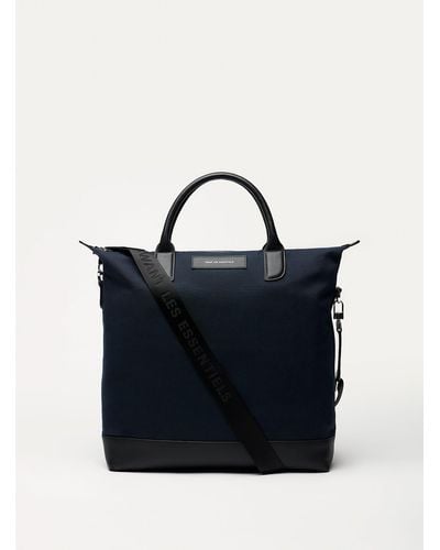 WANT Les Essentiels O'hare Organic Cotton Tote - Blue