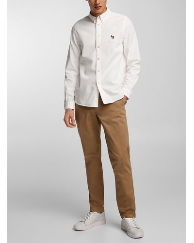 PS by Paul Smith Organic Cotton Chino Pant - White