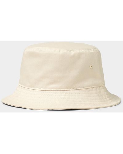 Le 31 Solid Cotton Bucket Hat - Natural