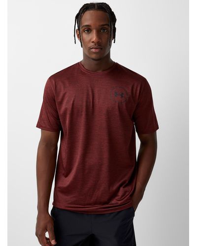 Under Armour Coated Back Logo Tee - Red