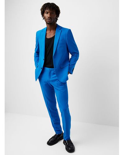 Le 31 Bright Twill Pant Stockholm Fit - Blue
