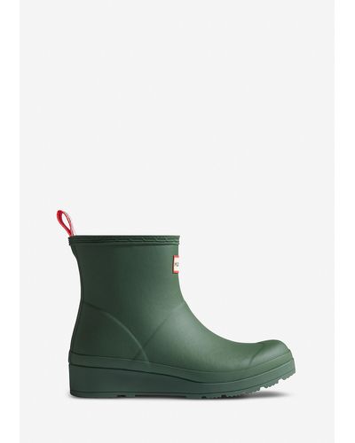 HUNTER Play Insulated Short Rain Boot Women - Green