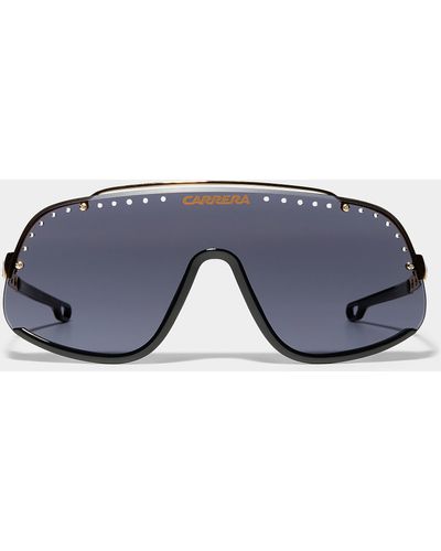 Carrera Flaglab Shield Sunglasses - Blue