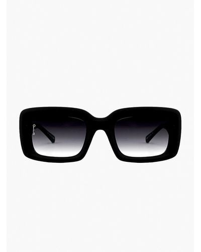 Otra Chelsea Rectangular Sunglasses - Black