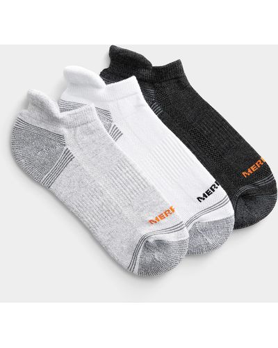 Merrell Logo Heathered Ped Sock Set Of 3 - Gray