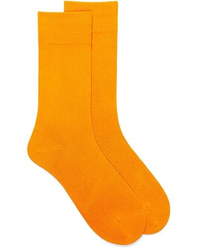 Le 31 Essential Organic Cotton Socks - Orange