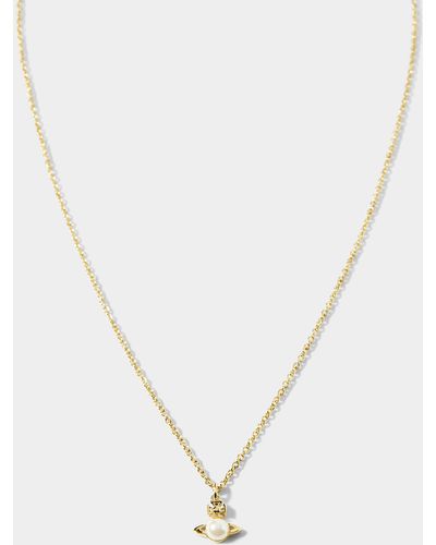 Vivienne Westwood Balbina Pendant Necklace - White