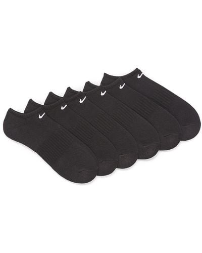 Nike Everyday Ped Socks 6 - Black