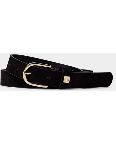 Buy Bos suede belt at  - The swedish leather brand