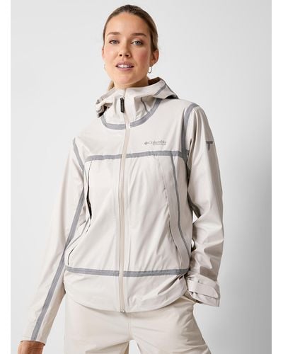 Columbia Wyldwood Waterproof Breathable Hooded Jacket - Grey