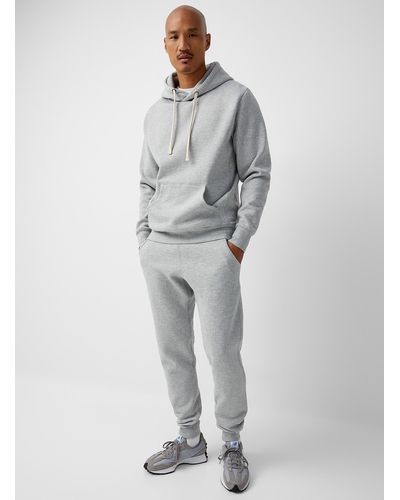 Le 31 Minimalist Fleece sweatpants - Grey