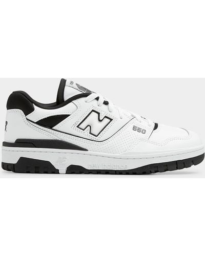 New Balance Black And White 550 Sneakers Men