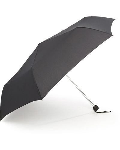 Fulton Essential Black Umbrella - Gray