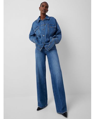 Inwear Tonia Oversized Jean Jacket - Blue