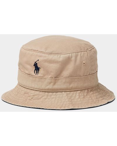 Polo Ralph Lauren Loft Beige Bucket Hat - Natural