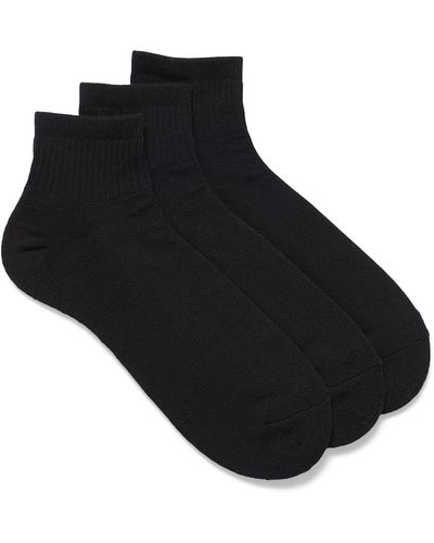 Le 31 Organic Cotton Ankle Socks 3 - Black