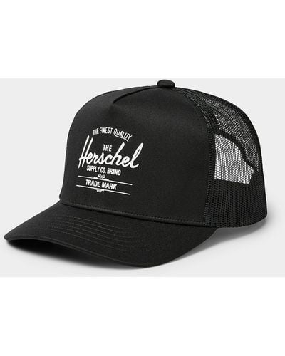 Herschel Supply Co. Whaler Trucker Cap - Black
