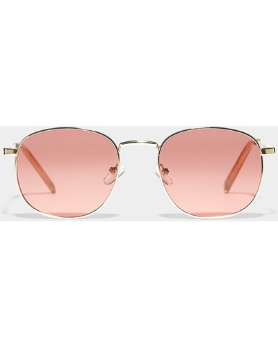 Le 31 Liam Round Sunglasses - Pink
