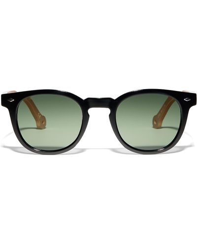 Parafina Cala Retro Sunglasses - Green