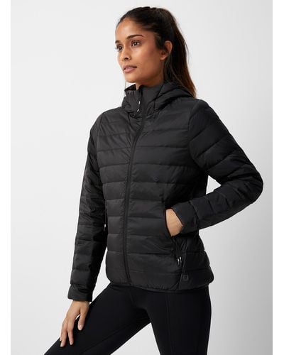 I.FIV5 Recycled Nylon Packable Puffer Jacket - Black