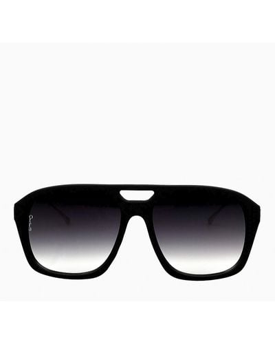 Otra Reina Aviator Sunglasses - Black