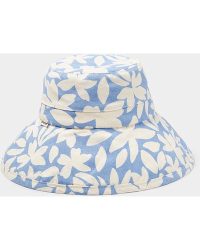 Rip Curl Large Pastel Jacquard Bucket Hat - Blue